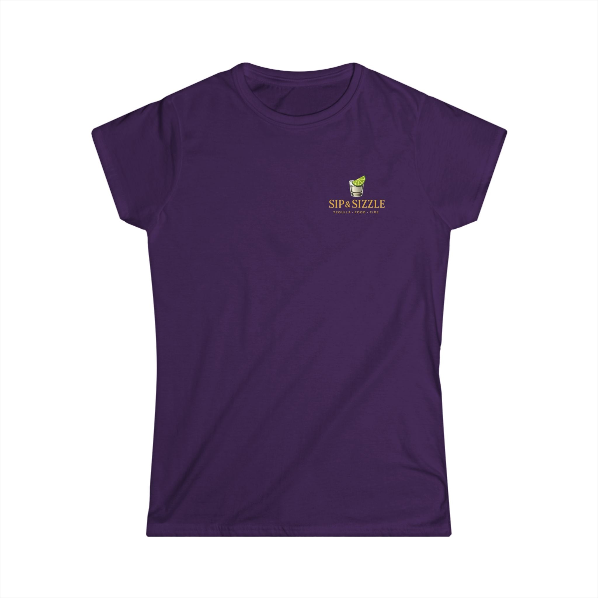 Women's Tee — "Sip & Savor" Mini Coffee Cup Graphic