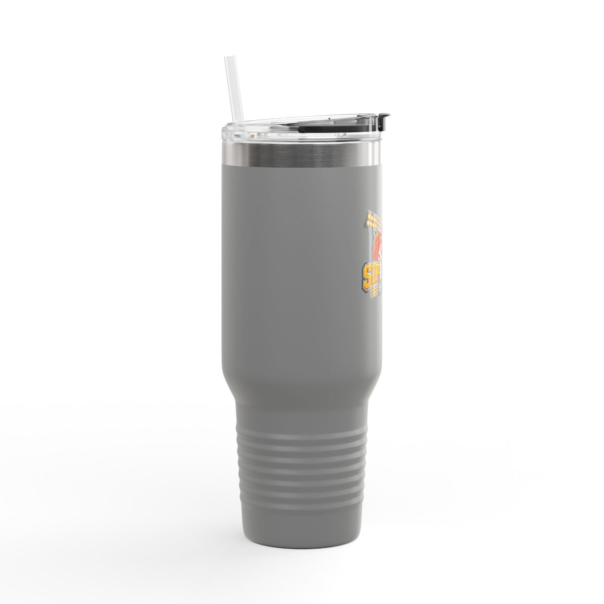 Sports Logo 40oz Insulated Travel Mug - 'Sip & Sizzle' Cold/Hot Tumbler