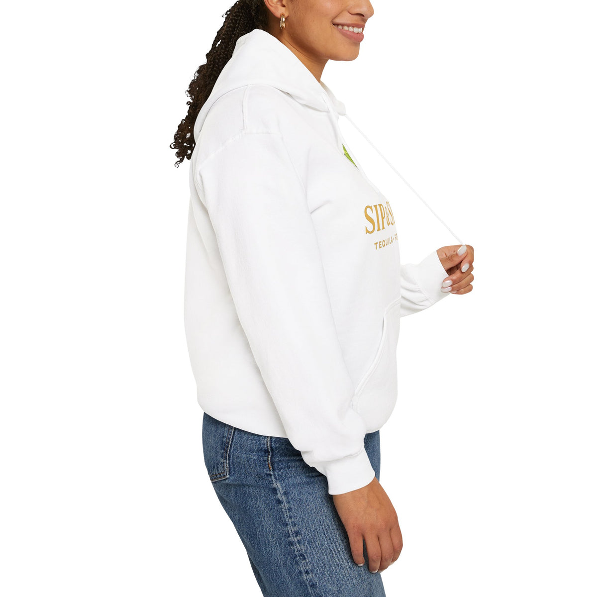Sip & Sizzle Hoodie — Tequila Lime Shot Graphic Pullover