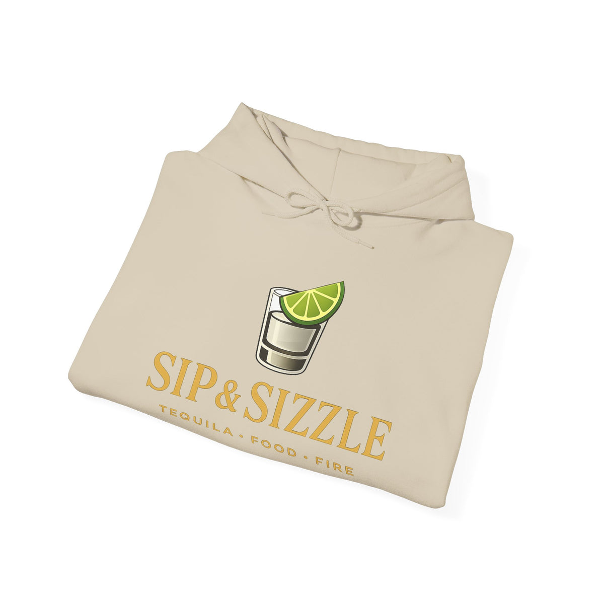 Sip & Sizzle Hoodie — Tequila Lime Shot Graphic Pullover