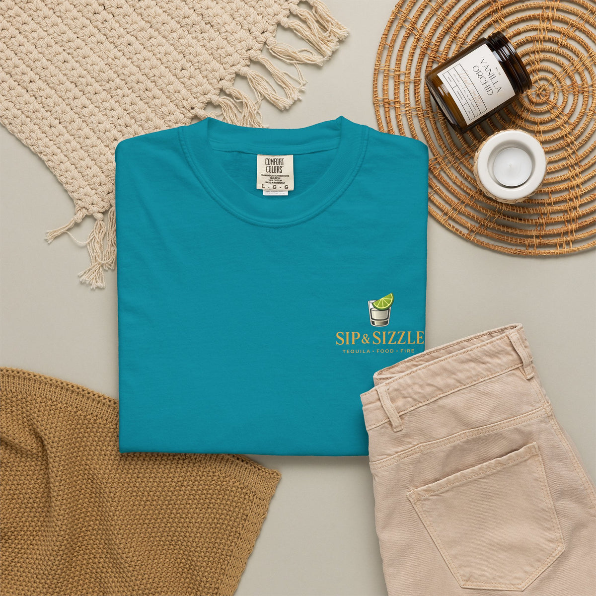Sip & Sizzle Tequila & Cooking T-Shirt