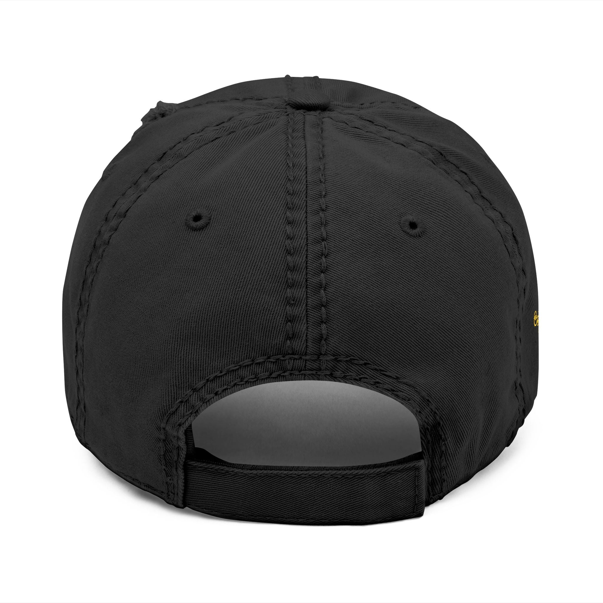Embroidered Distressed Dad Hat — 'Sip & Sizzle' Casual Baseball Cap