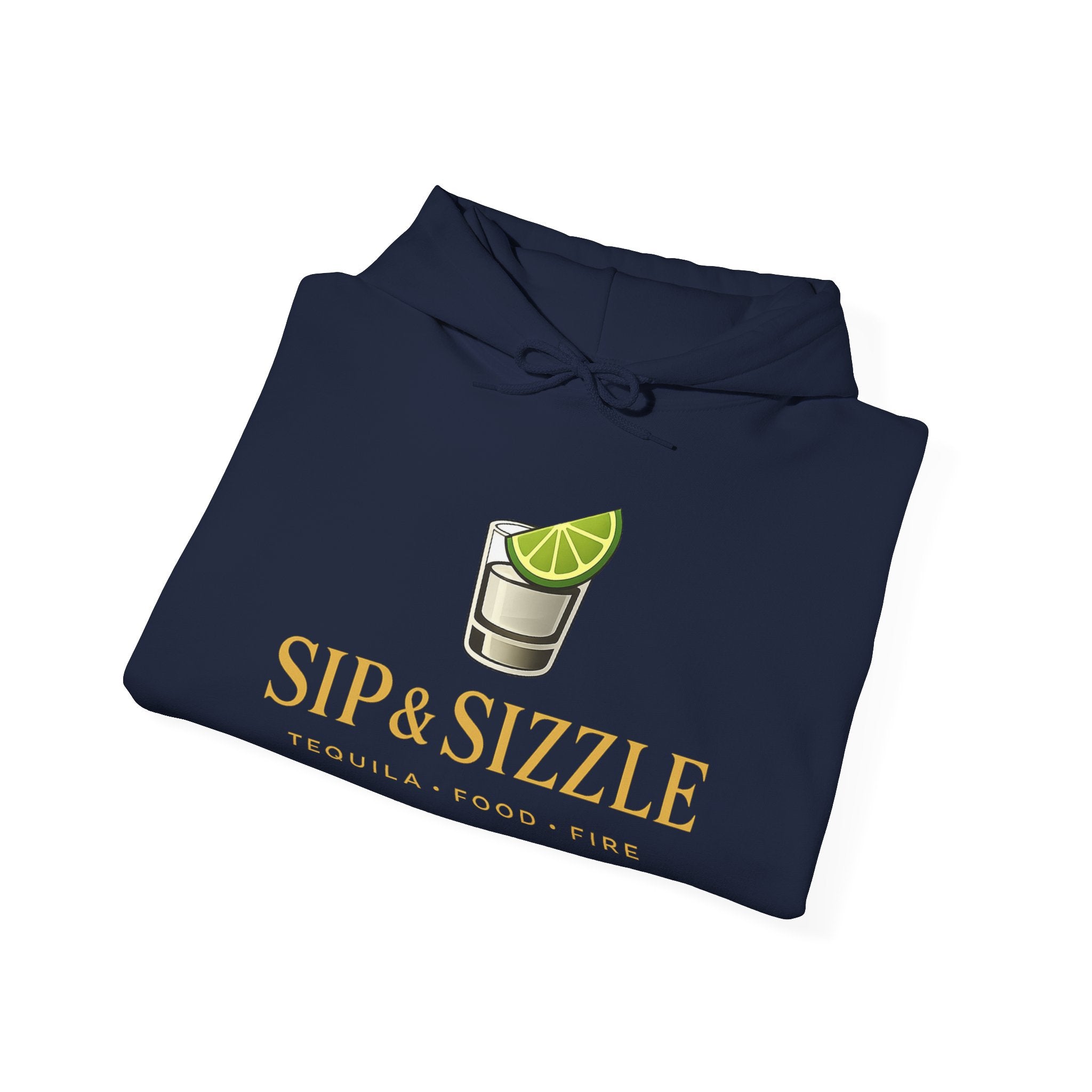 Sip & Sizzle Hoodie — Tequila Lime Shot Graphic Pullover