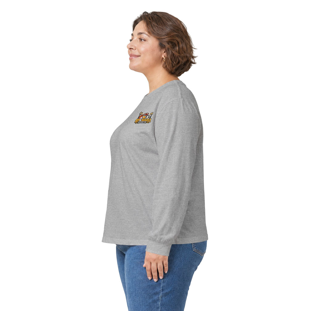 Long Sleeve Tee — 'Sea Squirrel' Beach Cartoon Graphic