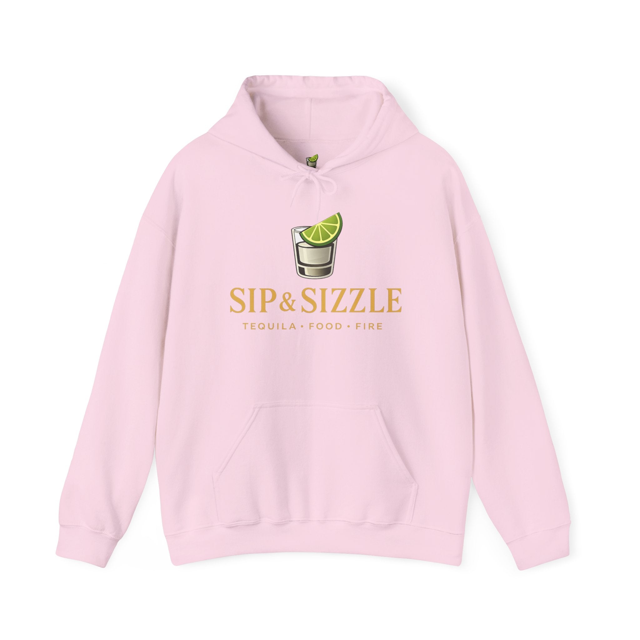 Sip & Sizzle Hoodie — Tequila Lime Shot Graphic Pullover