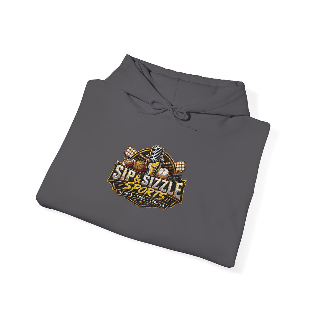 Leopard Sparkle "Sip Sizzle" Hoodie