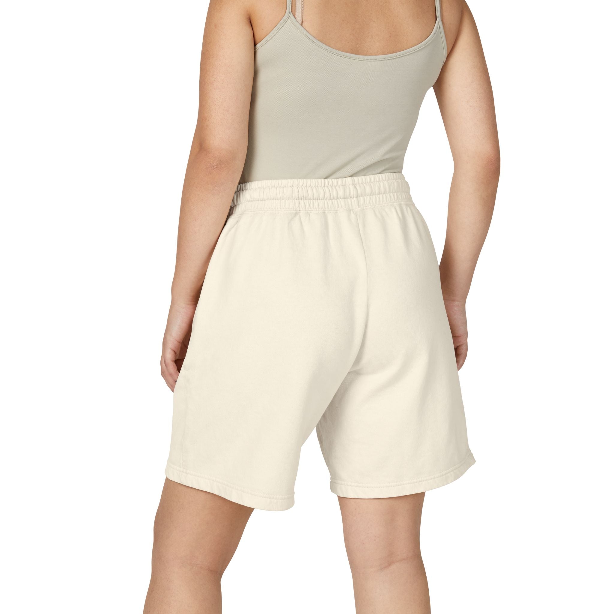 Sip & Sizzle Cotton Fleece Sweatshorts — Tropical Lime Logo Lounge Shorts