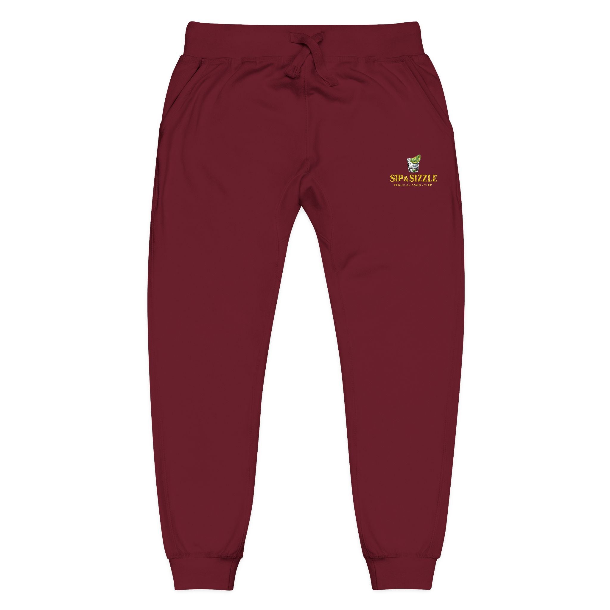 Embroidered 'Be Kind' Fleece Sweatpants — Cozy Casual Loungewear