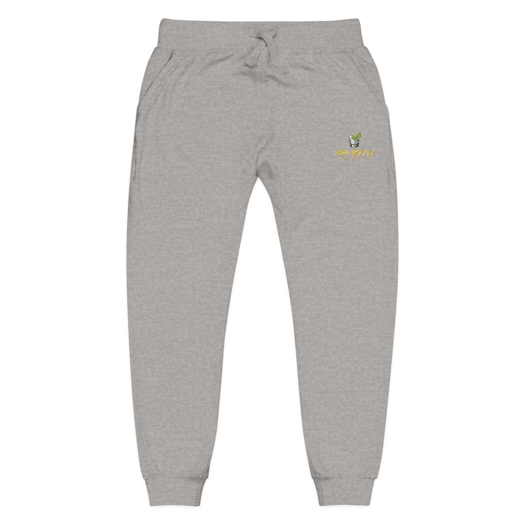 Embroidered 'Be Kind' Fleece Sweatpants — Cozy Casual Loungewear