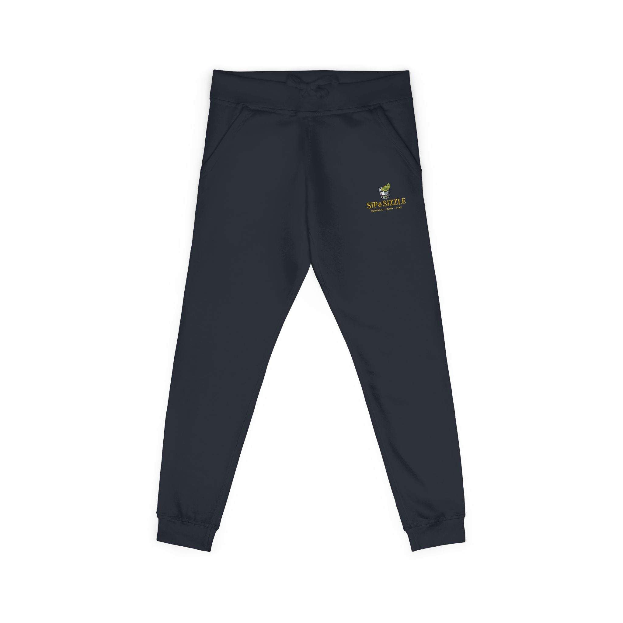 Embroidered 'Be Kind' Fleece Sweatpants — Cozy Casual Loungewear