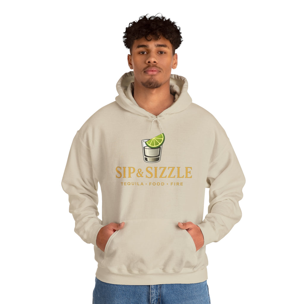 Sip & Sizzle Hoodie — Tequila Lime Shot Graphic Pullover