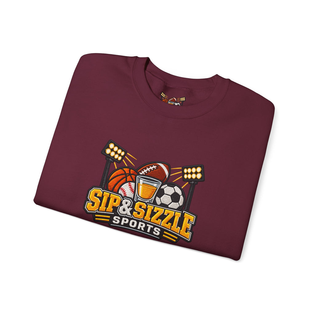 Sip & Sizzle Sports Crewneck Sweatshirt