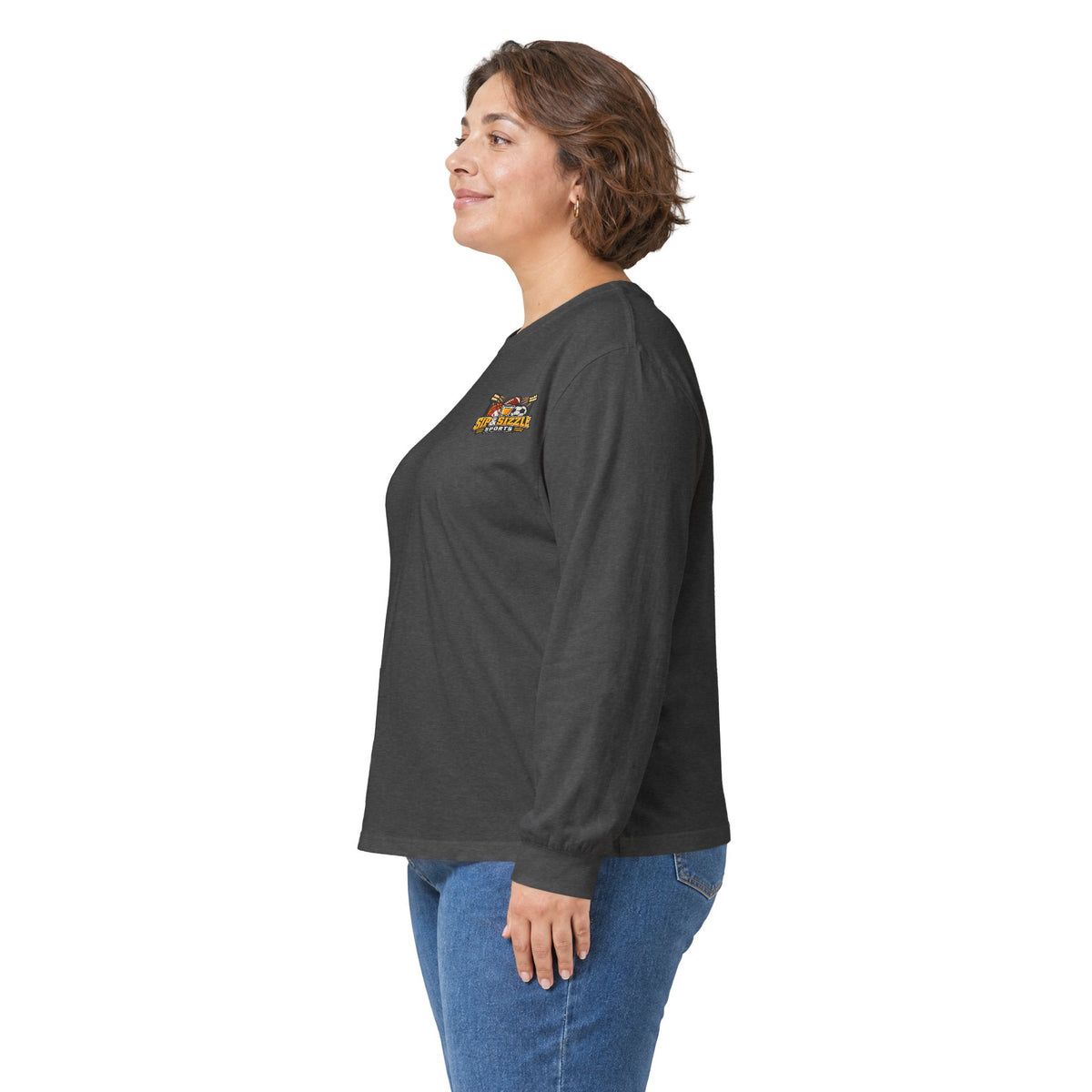 Long Sleeve Tee — 'Sea Squirrel' Beach Cartoon Graphic