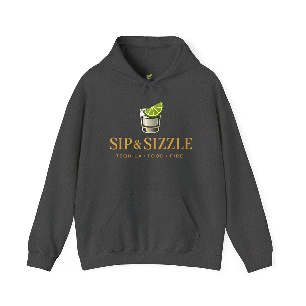 Sip & Sizzle Hoodie — Tequila Lime Shot Graphic Pullover