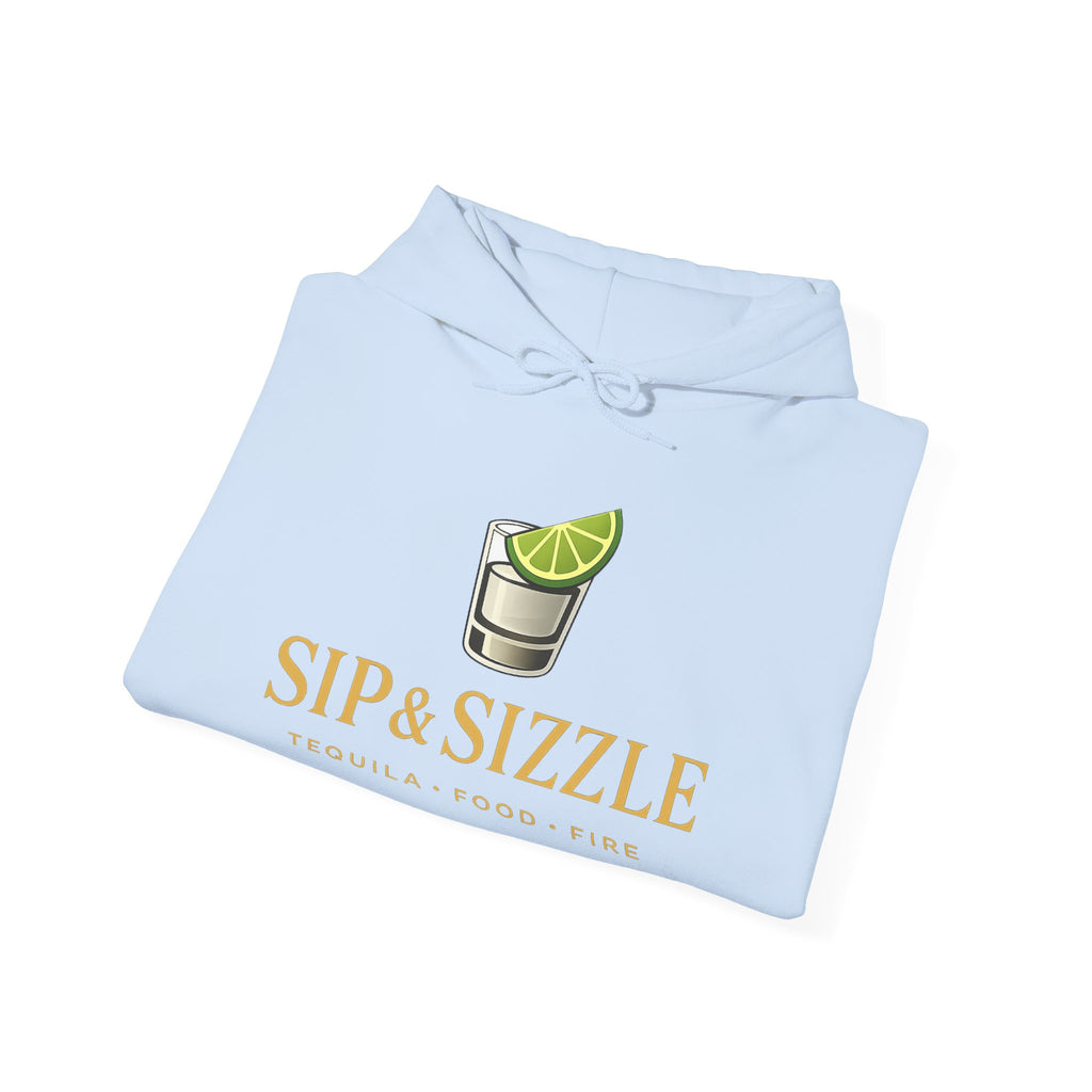 Sip & Sizzle Hoodie — Tequila Lime Shot Graphic Pullover