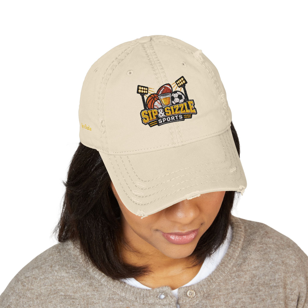 Distressed Dad Hat (Embroidery)