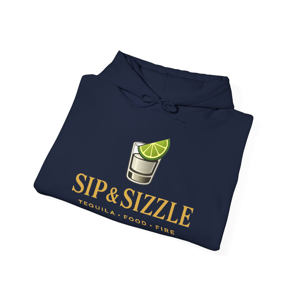 Sip & Sizzle Hoodie — Tequila Lime Shot Graphic Pullover
