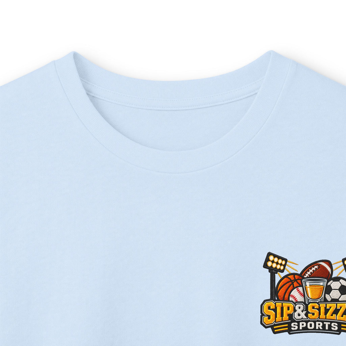 Long Sleeve Tee — 'Sea Squirrel' Beach Cartoon Graphic