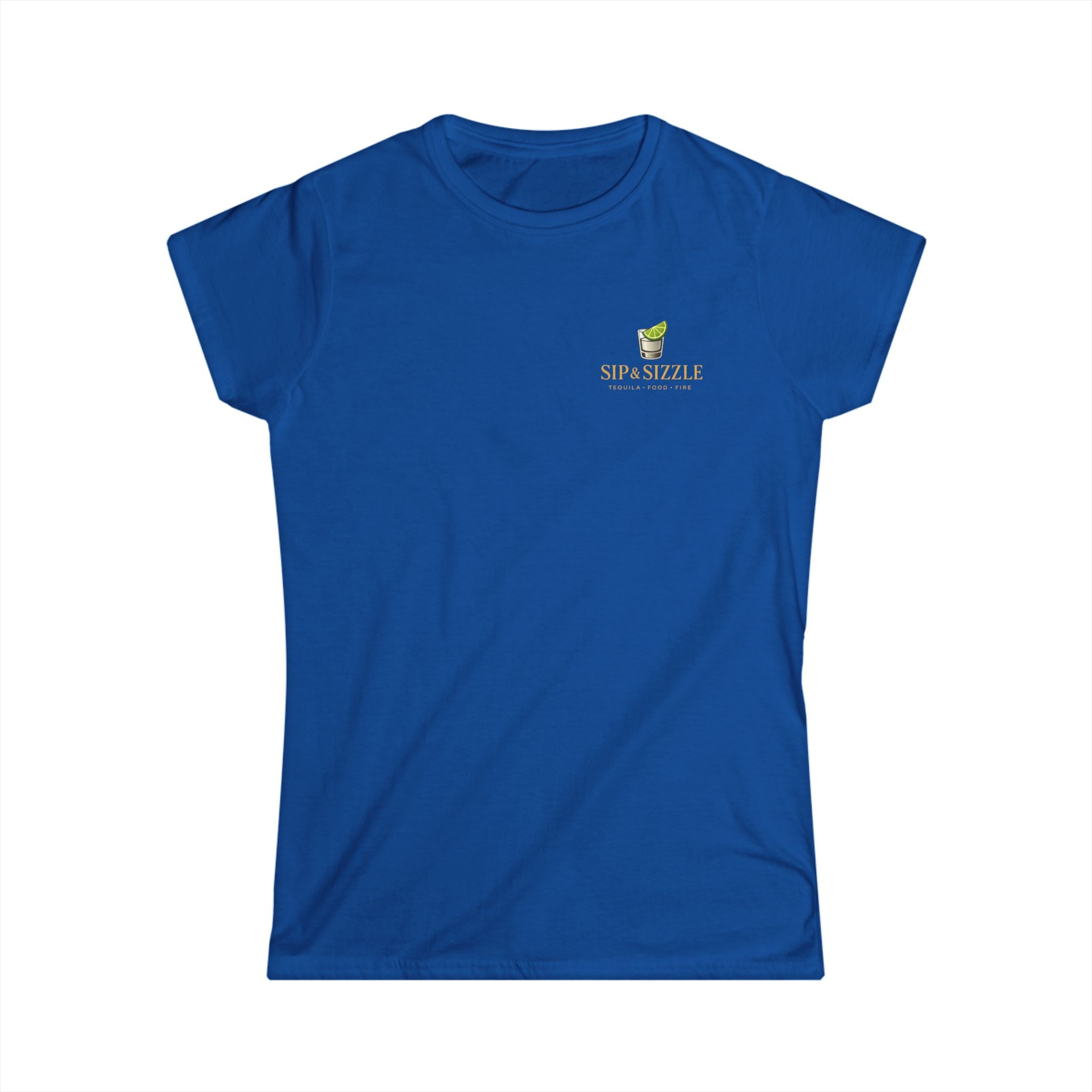 Women's Tee — "Sip & Savor" Mini Coffee Cup Graphic