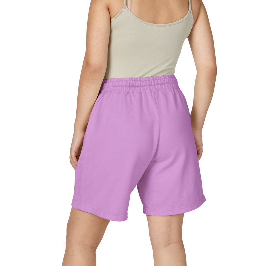 Sip & Sizzle Cotton Fleece Sweatshorts — Tropical Lime Logo Lounge Shorts