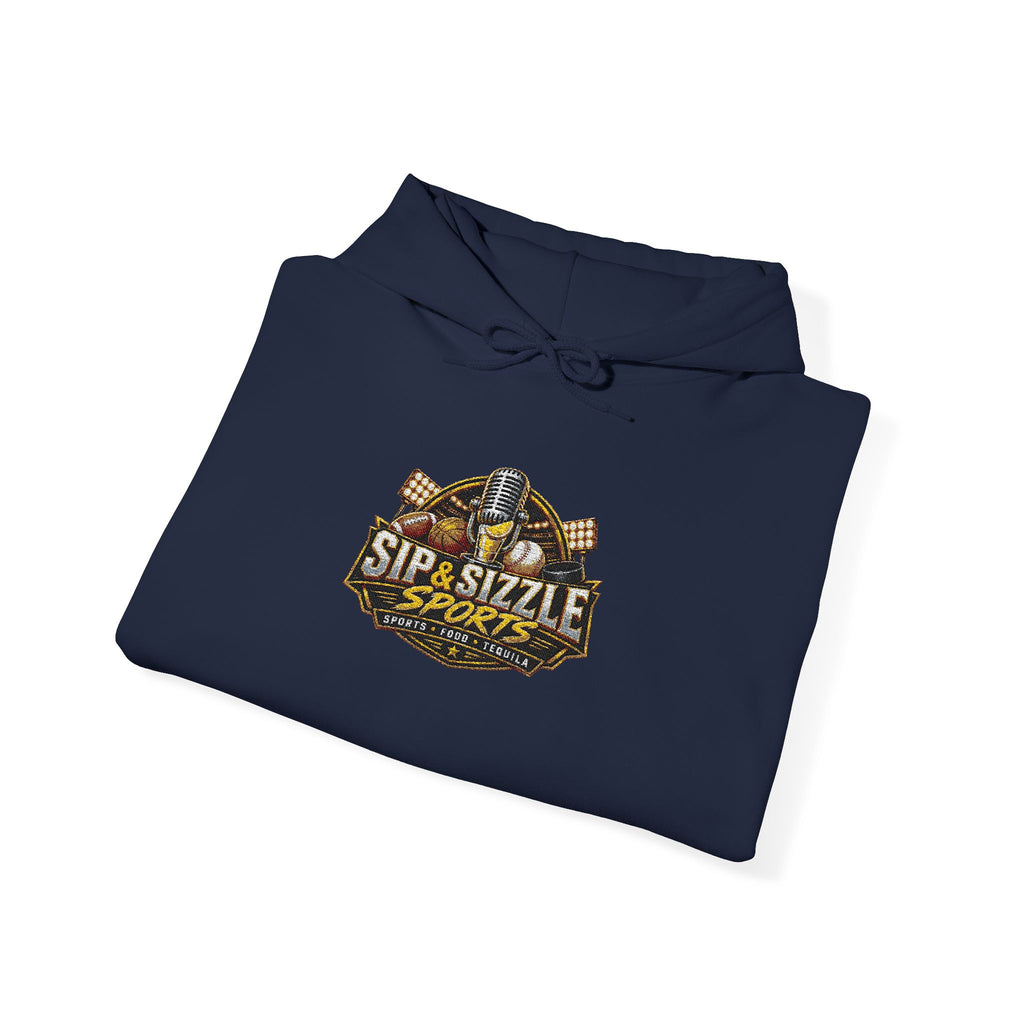 Leopard Sparkle "Sip Sizzle" Hoodie
