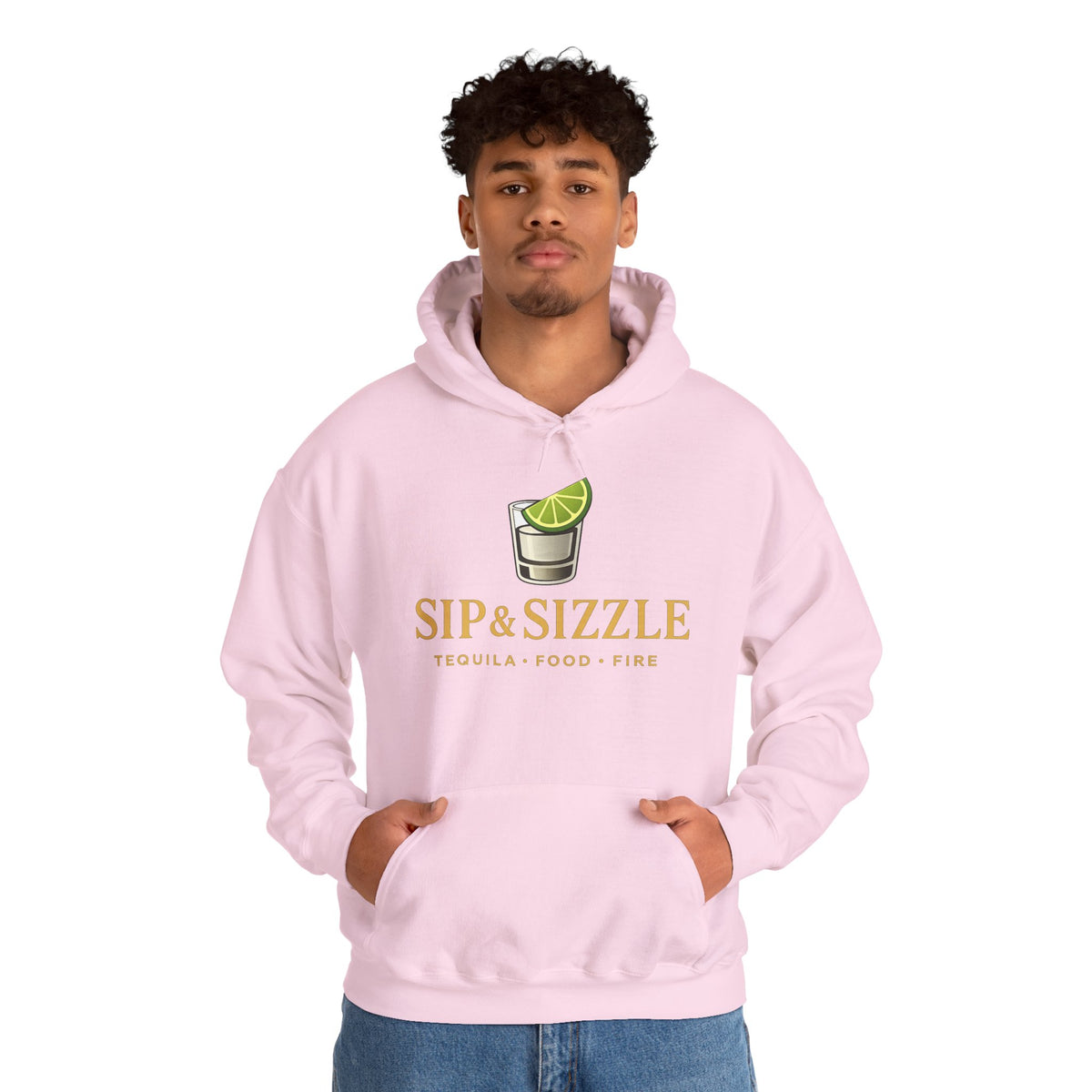 Sip & Sizzle Hoodie — Tequila Lime Shot Graphic Pullover