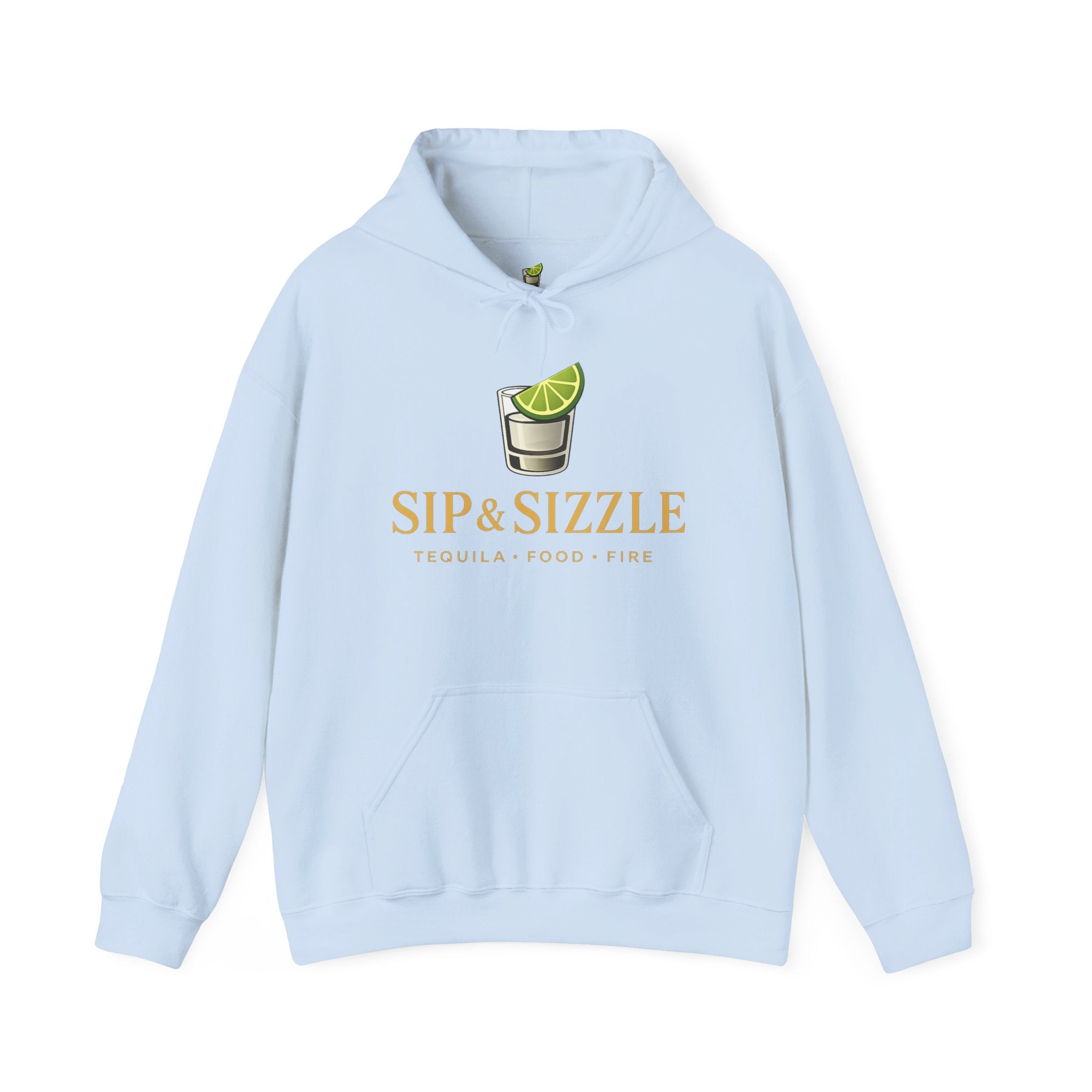 Sip & Sizzle Hoodie — Tequila Lime Shot Graphic Pullover