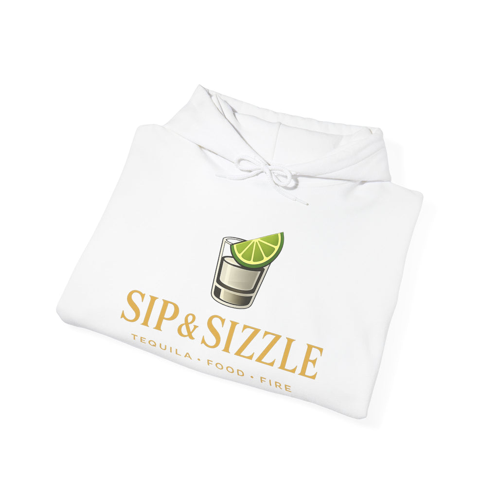 Sip & Sizzle Hoodie — Tequila Lime Shot Graphic Pullover