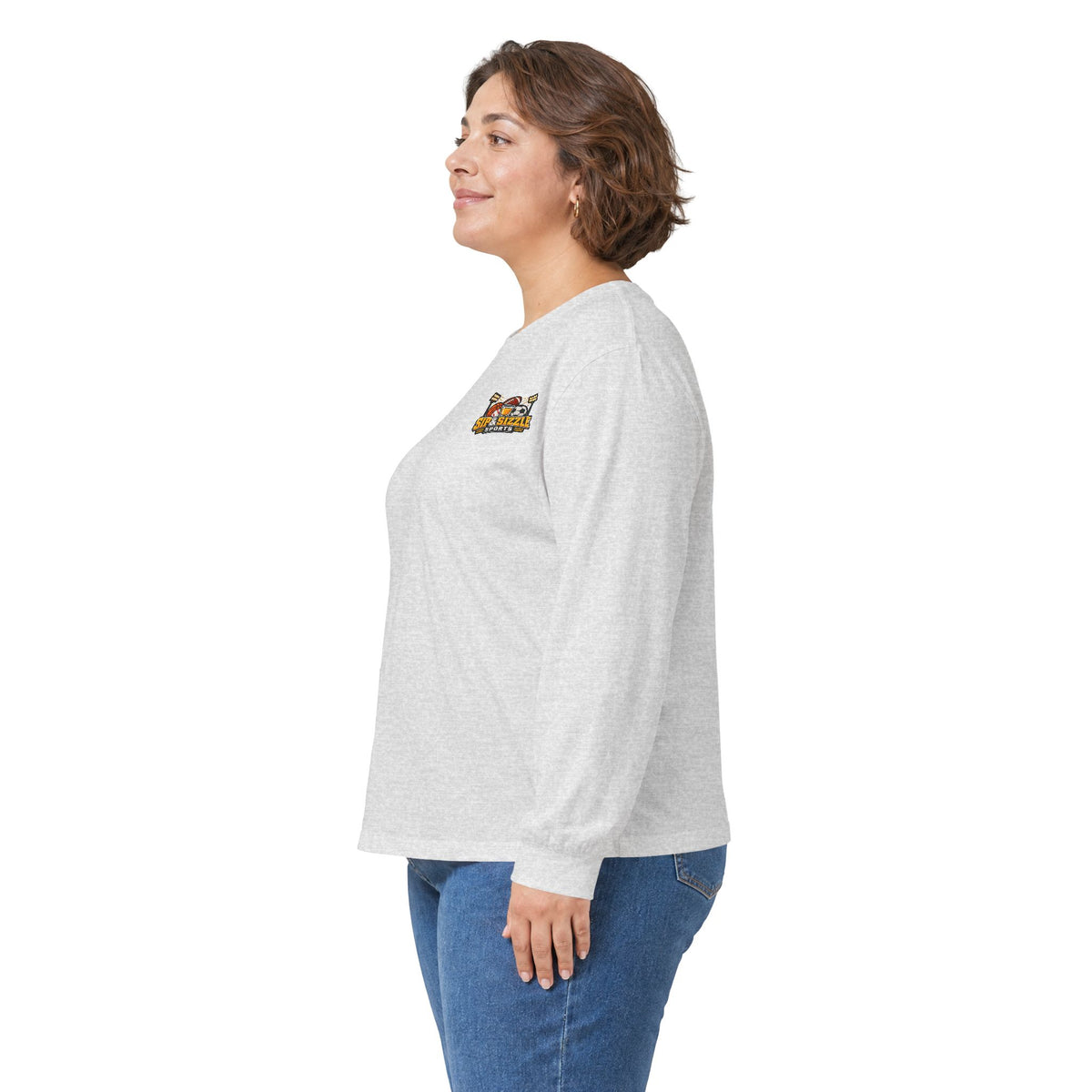 Long Sleeve Tee — 'Sea Squirrel' Beach Cartoon Graphic