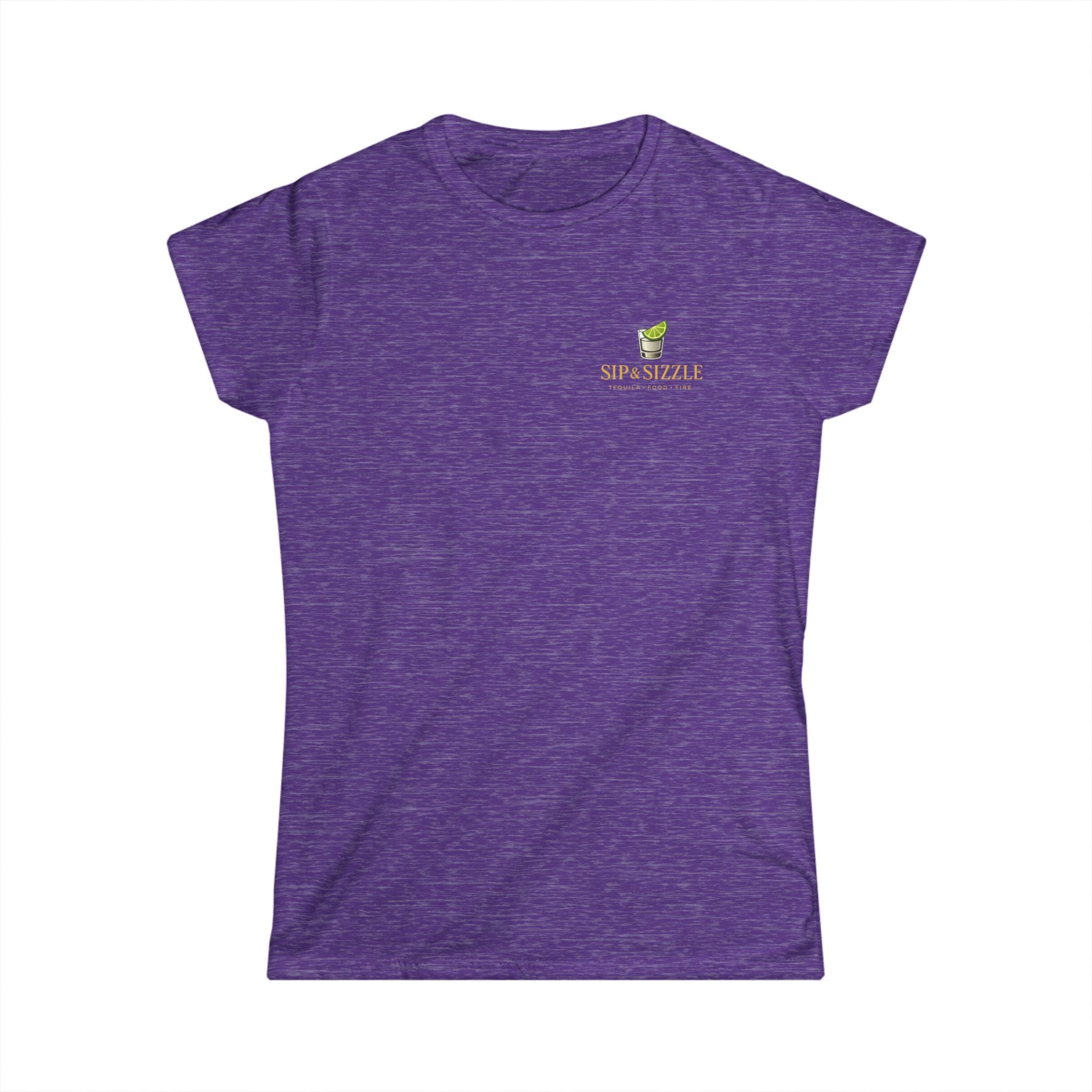 Women's Tee — "Sip & Savor" Mini Coffee Cup Graphic