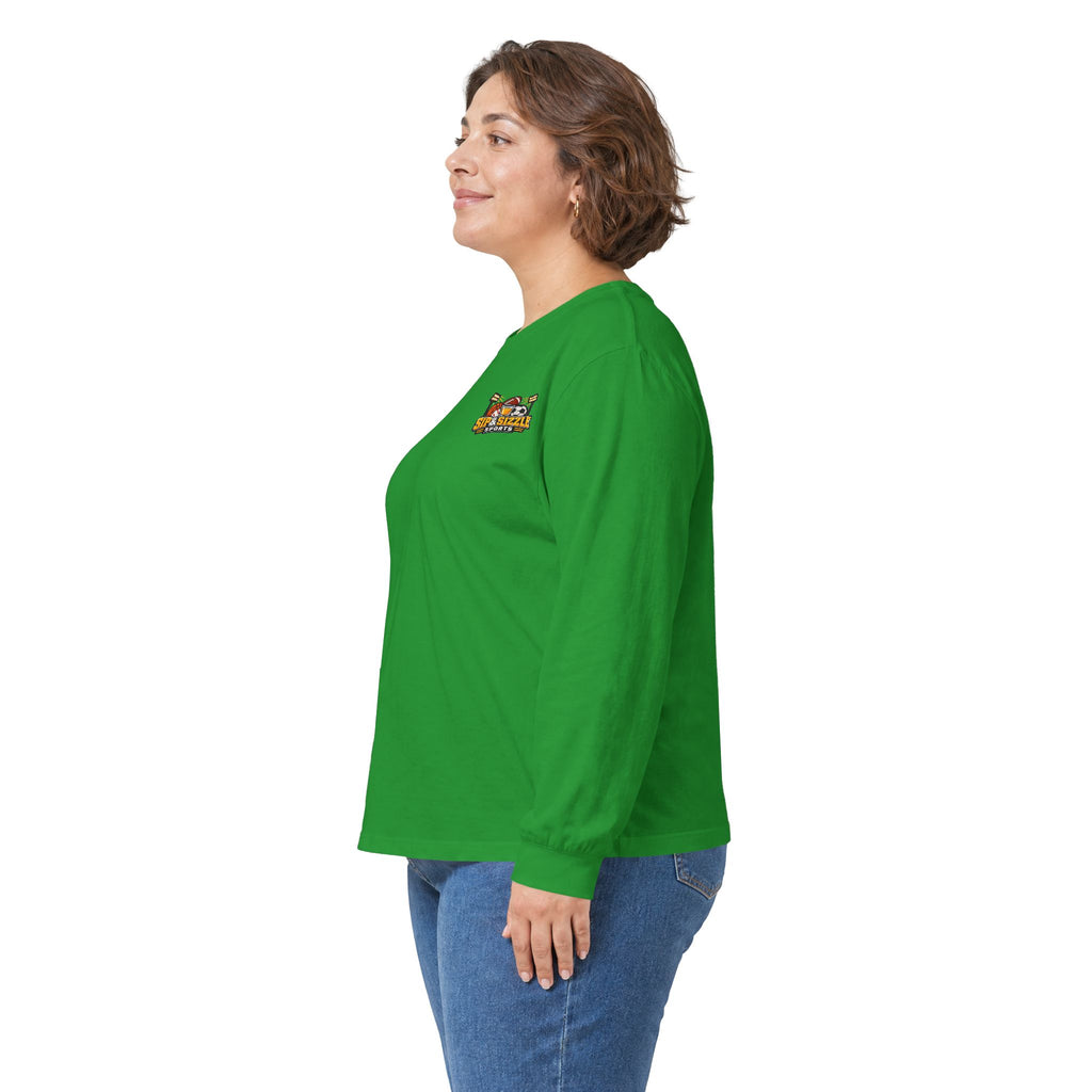 Long Sleeve Tee — 'Sea Squirrel' Beach Cartoon Graphic