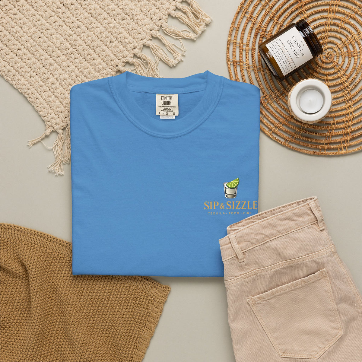 Sip & Sizzle Tequila & Cooking T-Shirt