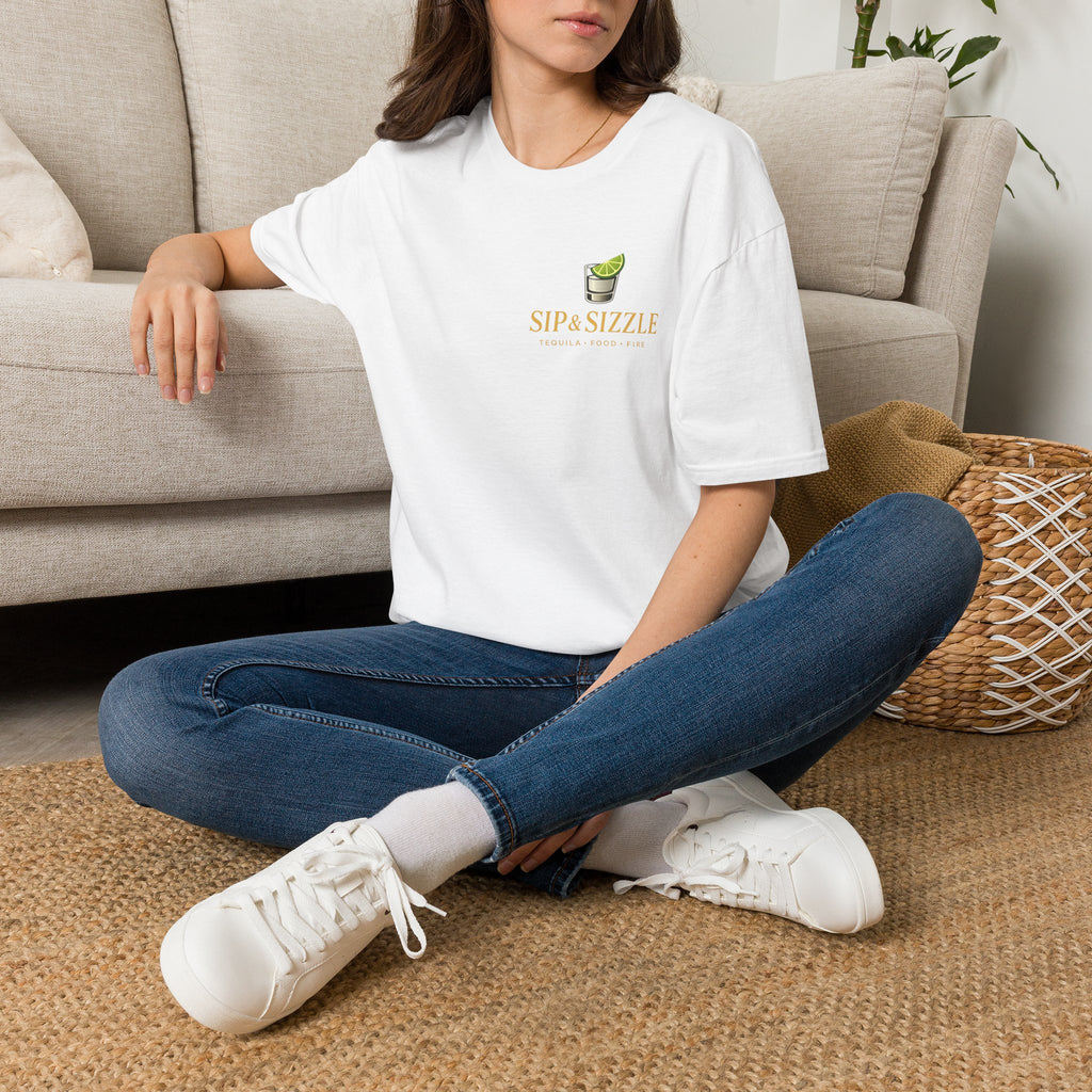 T‑Shirt — 'Sip & Sizzle' Lime Cocktail Graphic Tee