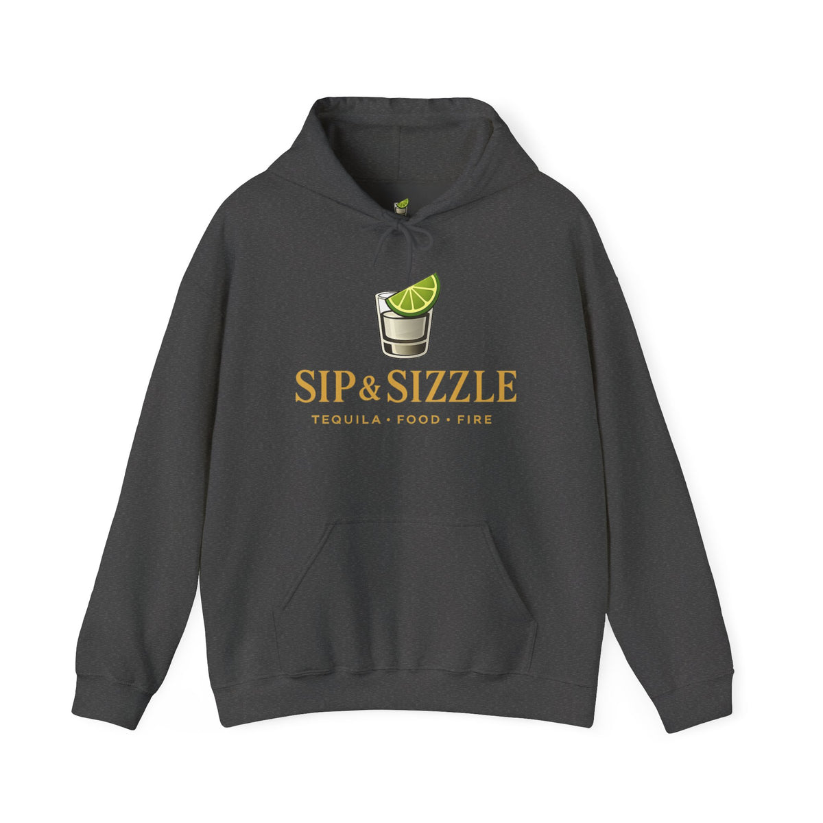 Sip & Sizzle Hoodie — Tequila Lime Shot Graphic Pullover