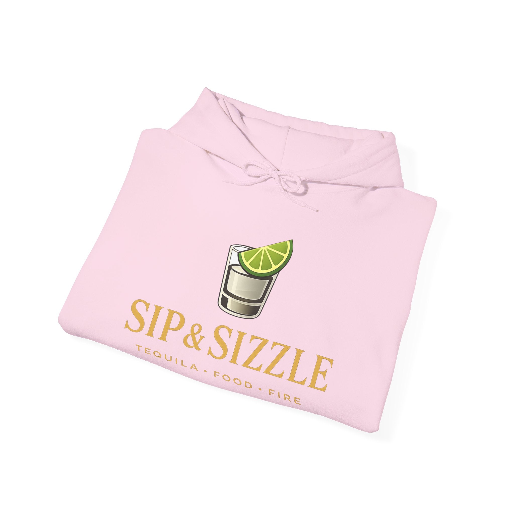 Sip & Sizzle Hoodie — Tequila Lime Shot Graphic Pullover