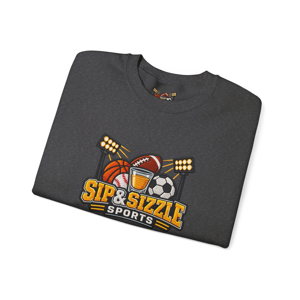 Sip & Sizzle Sports Crewneck Sweatshirt