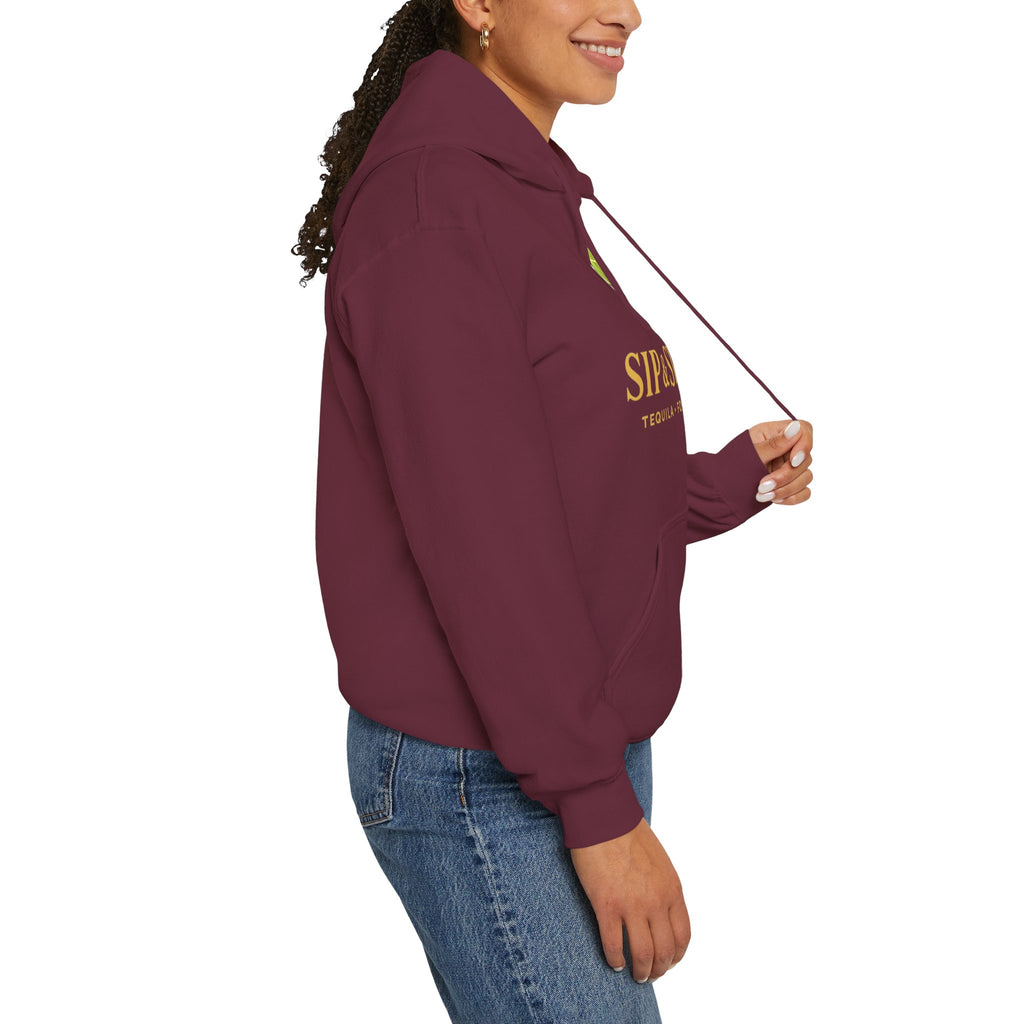 Sip & Sizzle Hoodie — Tequila Lime Shot Graphic Pullover