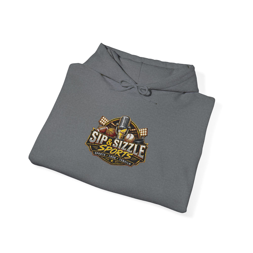 Leopard Sparkle "Sip Sizzle" Hoodie