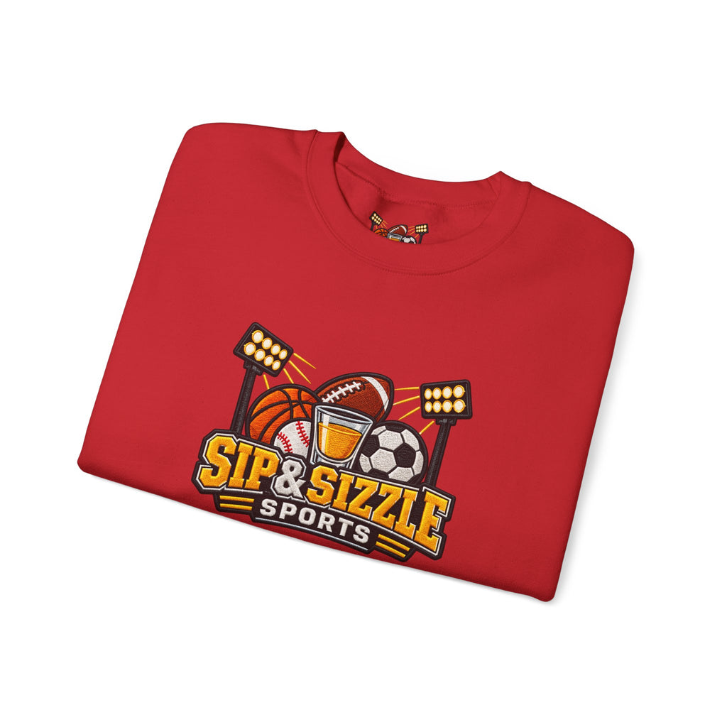 Sip & Sizzle Sports Crewneck Sweatshirt