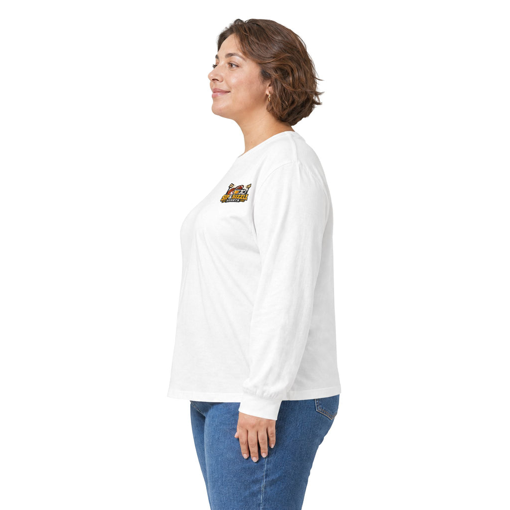 Long Sleeve Tee — 'Sea Squirrel' Beach Cartoon Graphic