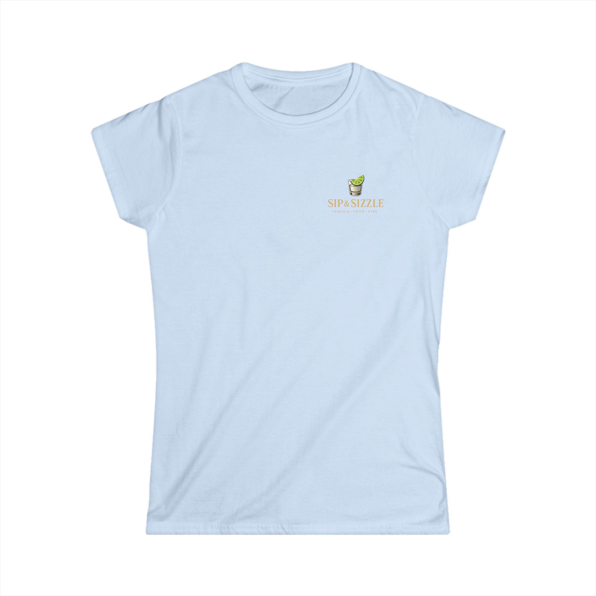 Women's Tee — "Sip & Savor" Mini Coffee Cup Graphic