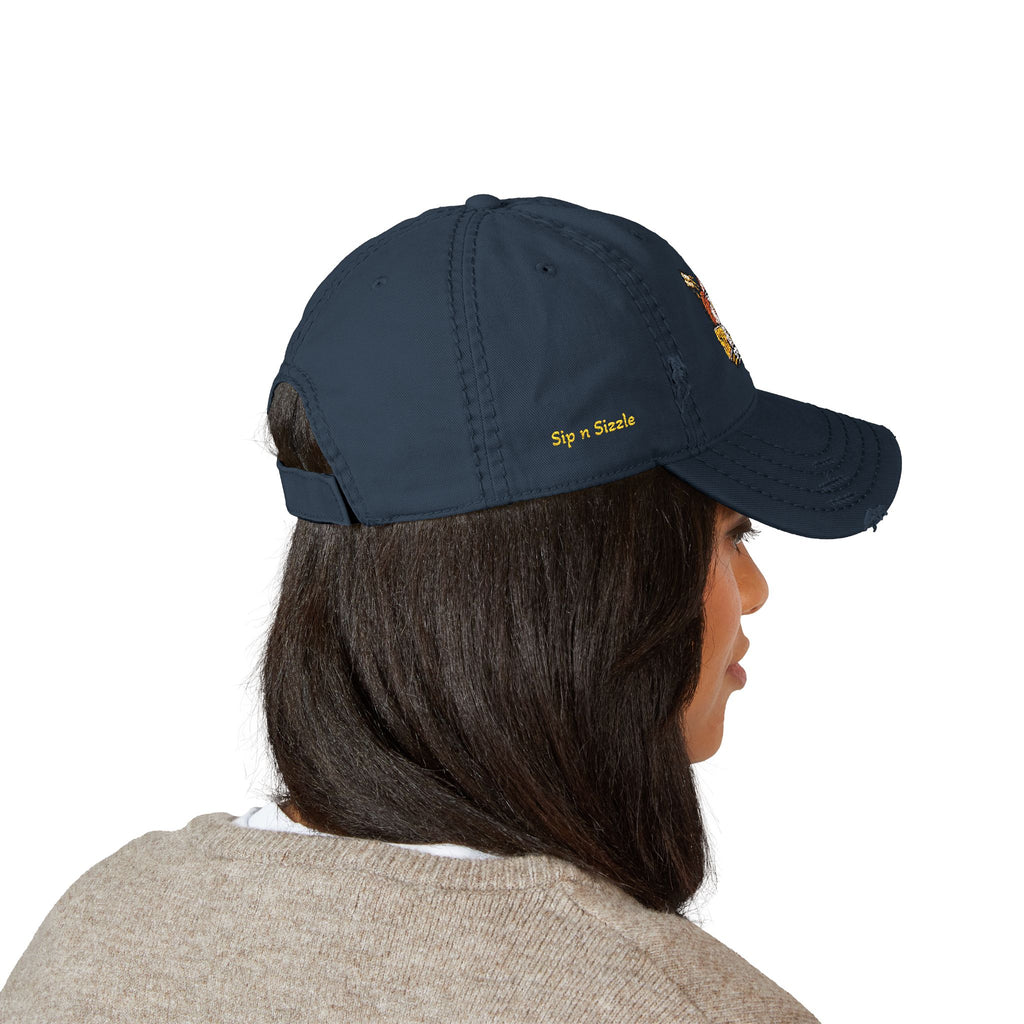 Distressed Dad Hat (Embroidery)