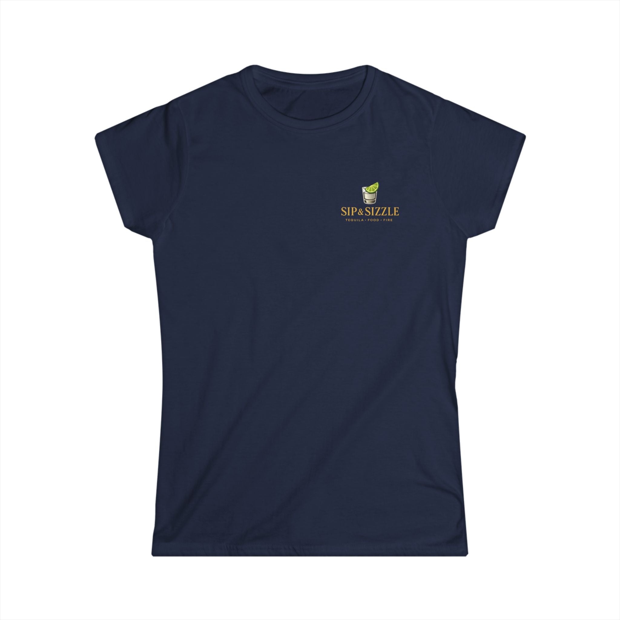 Women's Tee — "Sip & Savor" Mini Coffee Cup Graphic