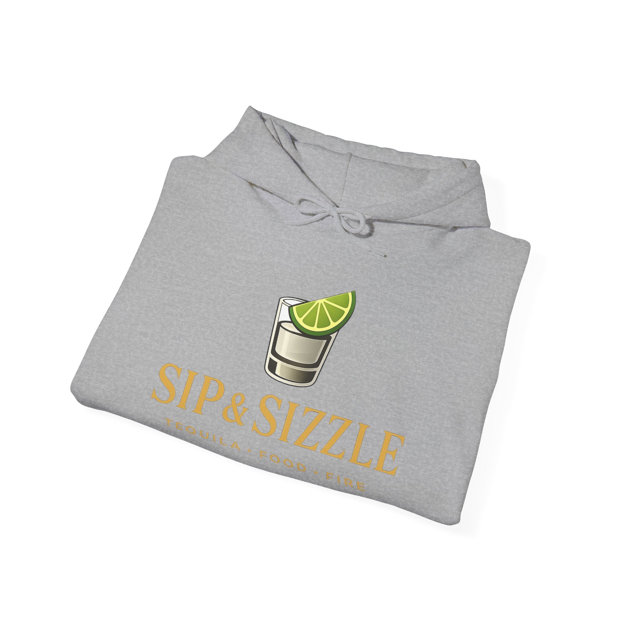 Sip & Sizzle Hoodie — Tequila Lime Shot Graphic Pullover