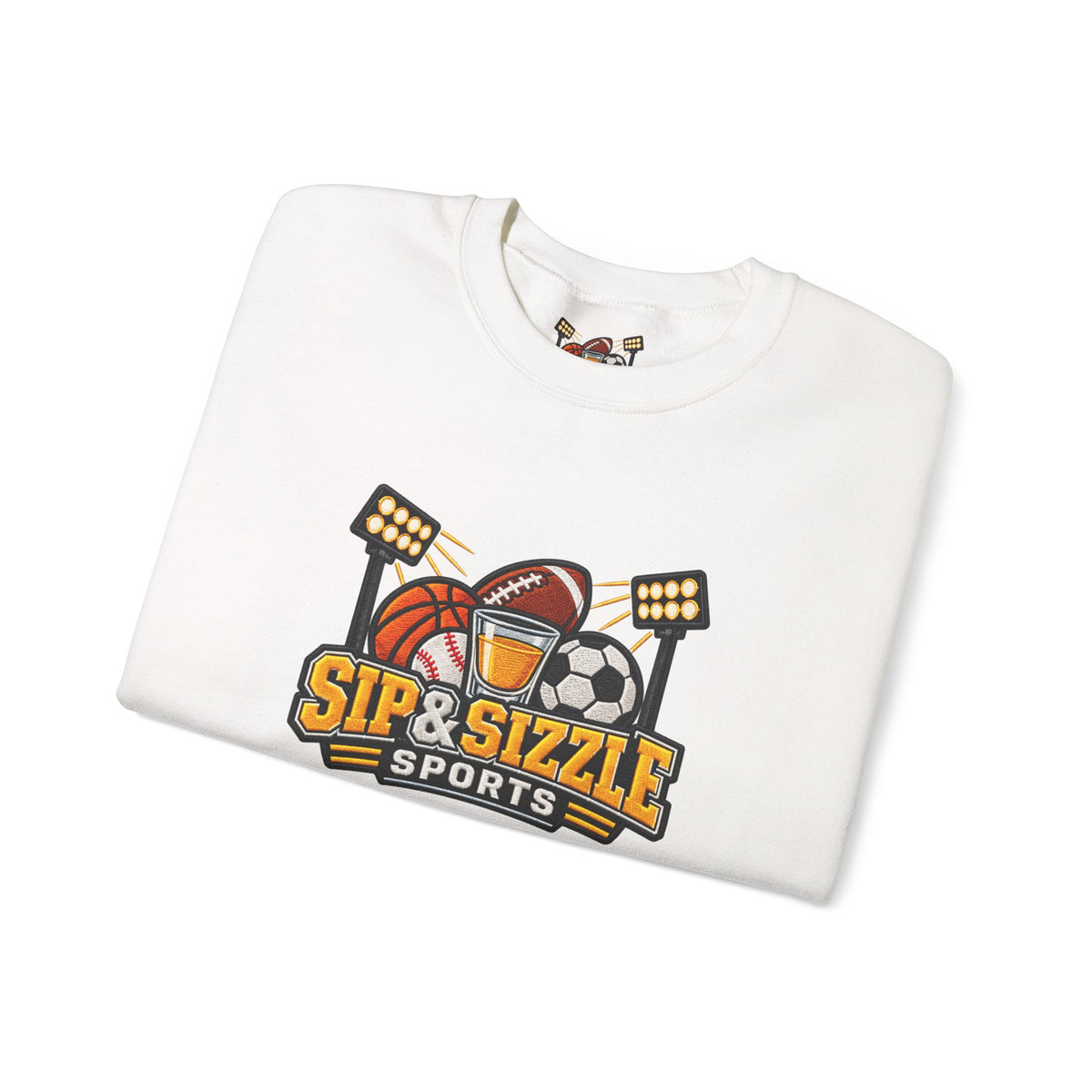 Sip & Sizzle Sports Crewneck Sweatshirt