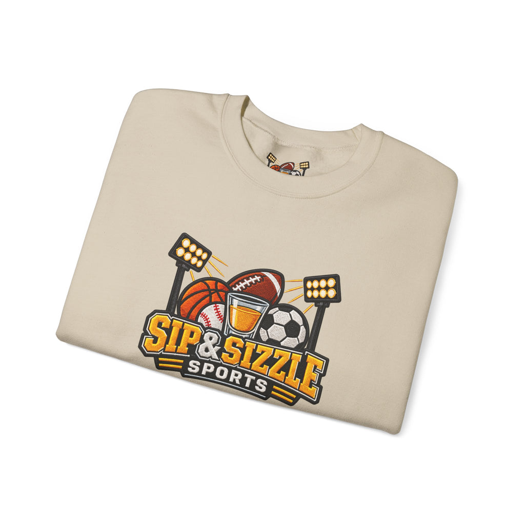 Sip & Sizzle Sports Crewneck Sweatshirt