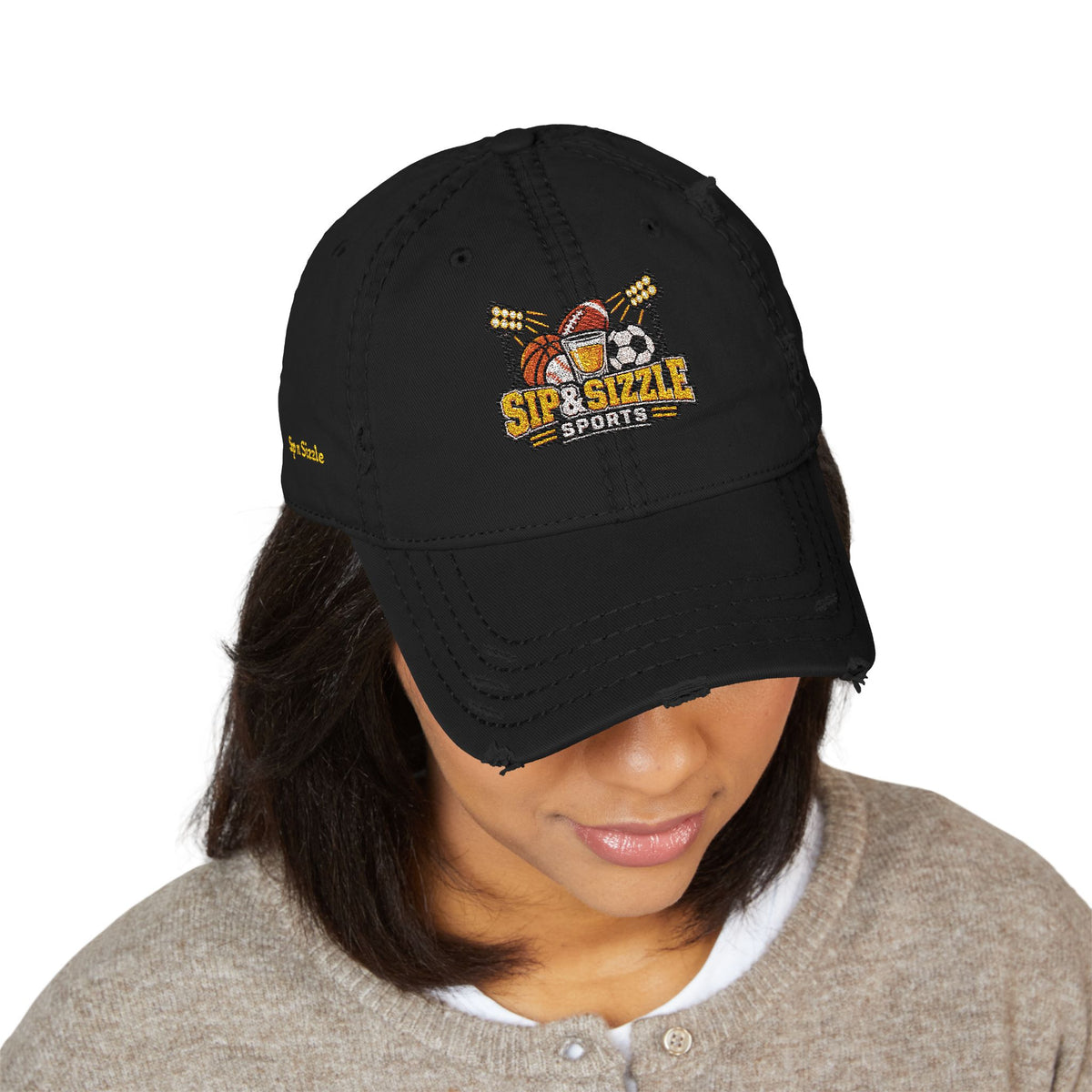 Distressed Dad Hat (Embroidery)