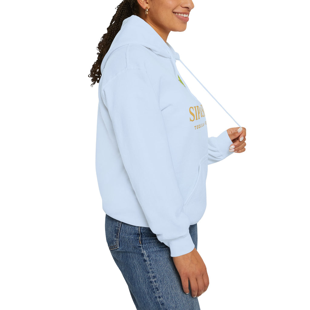 Sip & Sizzle Hoodie — Tequila Lime Shot Graphic Pullover