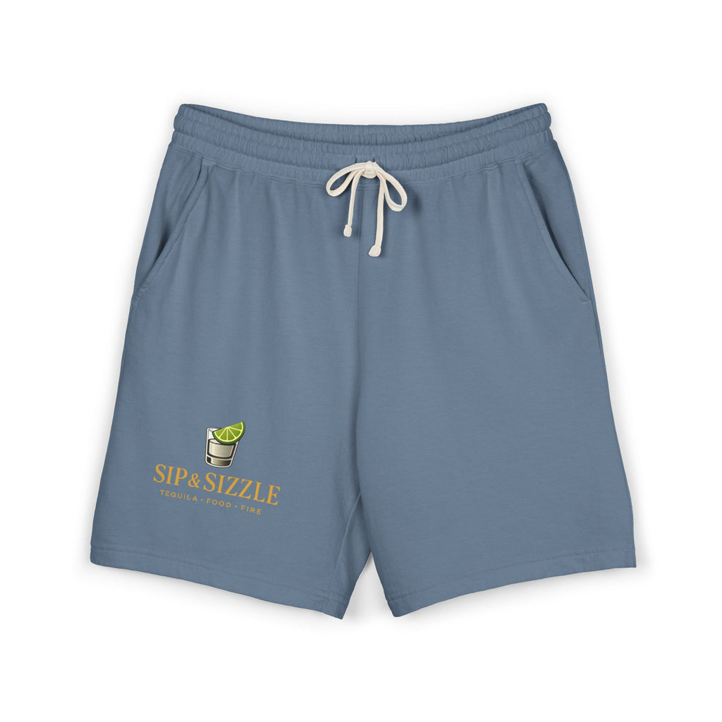 Sip & Sizzle Cotton Fleece Sweatshorts — Tropical Lime Logo Lounge Shorts