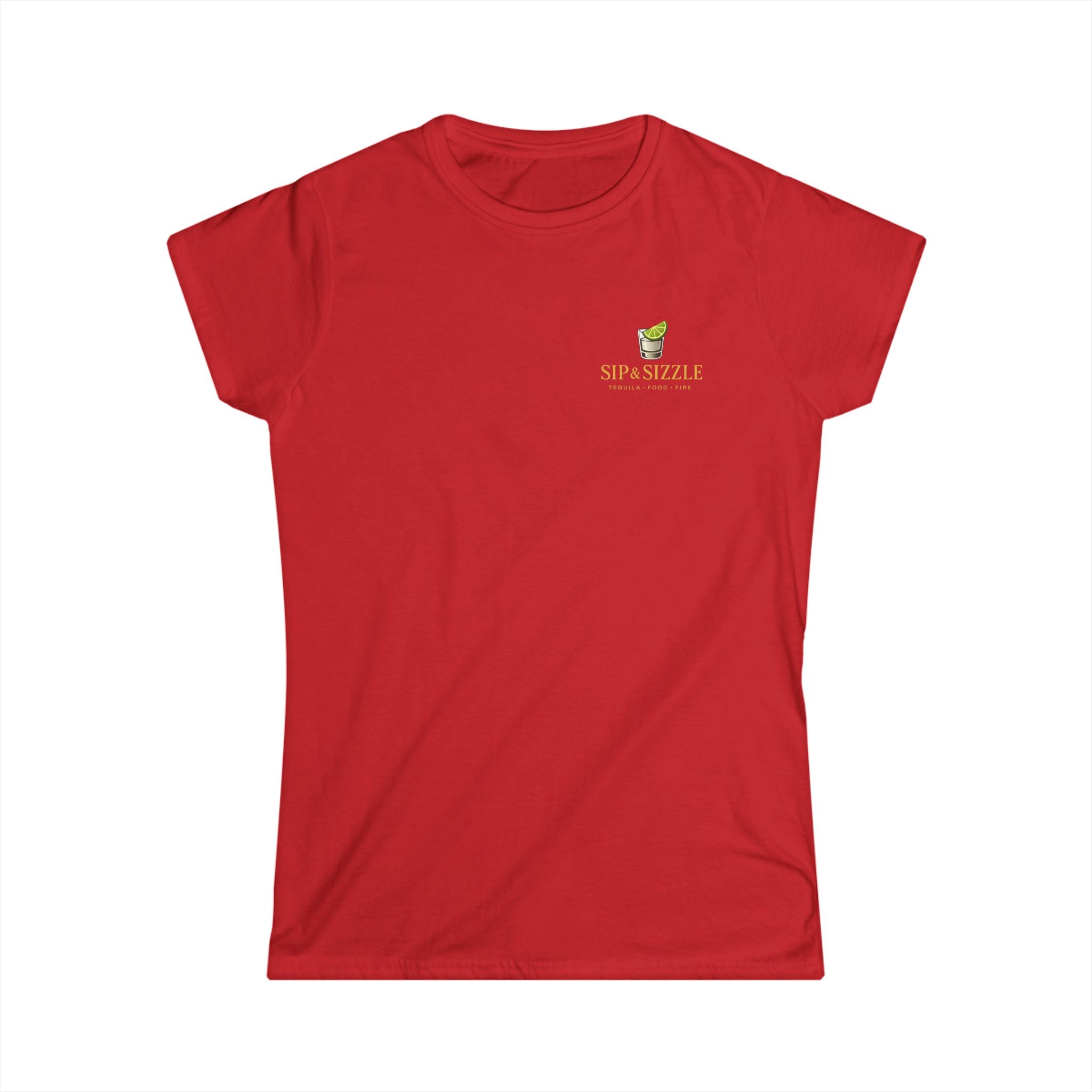 Women's Tee — "Sip & Savor" Mini Coffee Cup Graphic